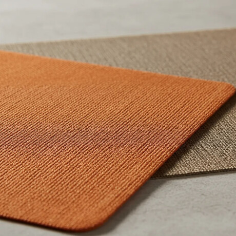 Mantel Individual Doble Cara Rectangular Premium Tex en PVC Caramelo/nude