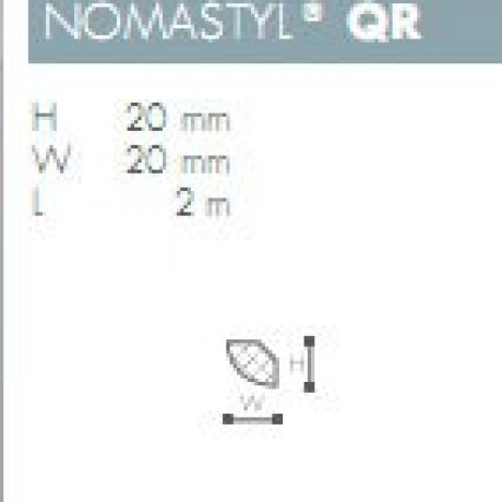 MOLDURA POLIESTIRENO NOMASTYL- QR - 2 mts - N/A