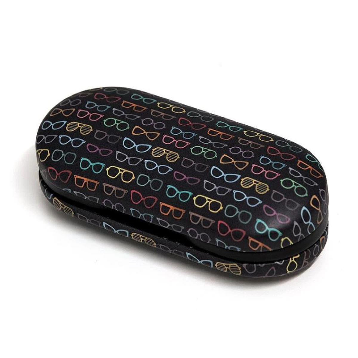Estuche Twin Cuero Negro C/lentes De Colores Armazones Y L.c. Ref 26683 - Accesorios 