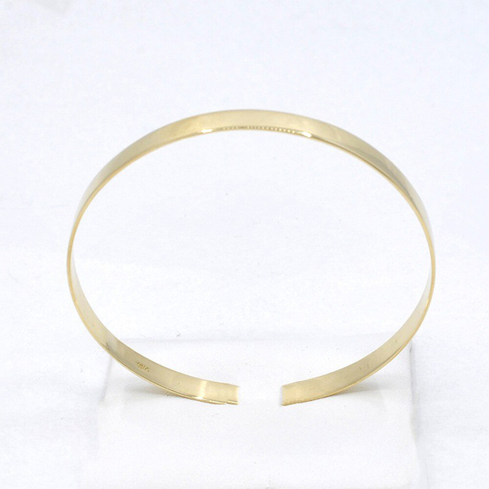 Pulsera Esclava En Oro 18K. Ancho 5 Mm Pulsera Esclava En Oro 18K. Ancho 5 Mm