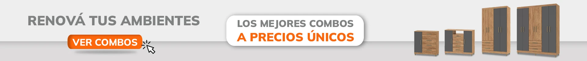¡ Tu hogar completo y con estilo ! Combos para todos tus ambientes