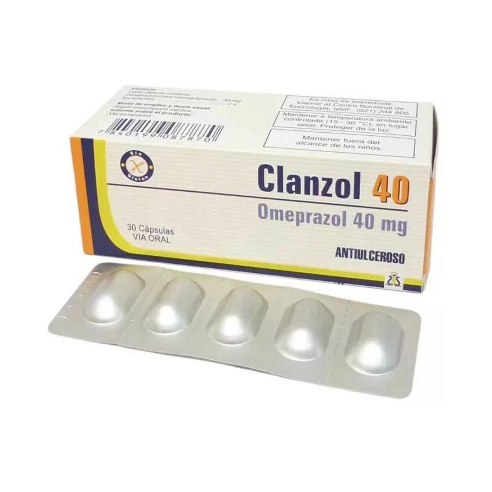 CLANZOL 40 MG. CJ X 30 CÁPS. única