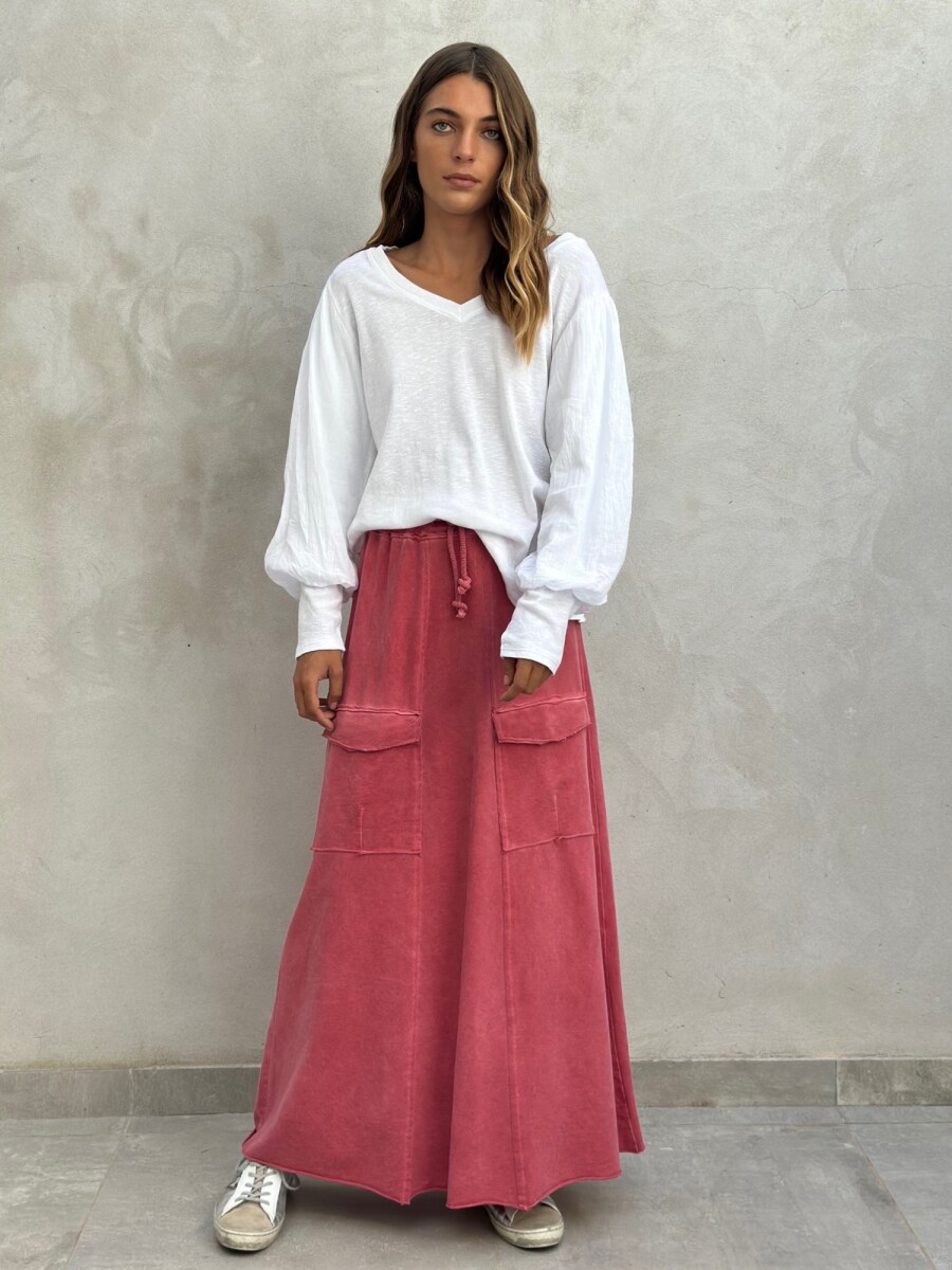 POLLERA OLIVIA - FUCSIA 