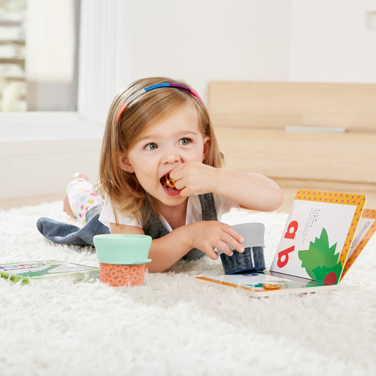 Snack Cerealero con tapa silicona - nordico 