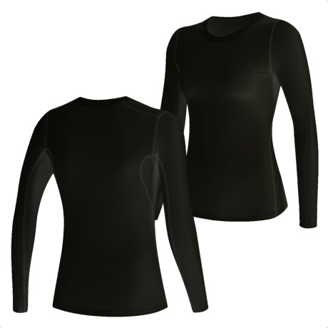 Set X3 Remeras Térmicas Mujer DryFit Manga Larga Dama Vst015010-s