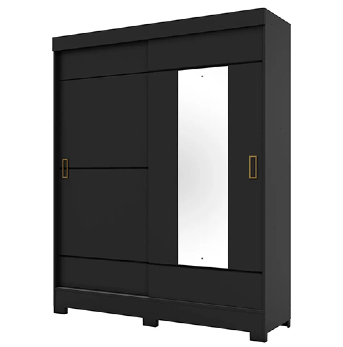 PLACARD DVN B66 2Ptas Corredizas c/Espejo Negro- 261247003 - Sin color 