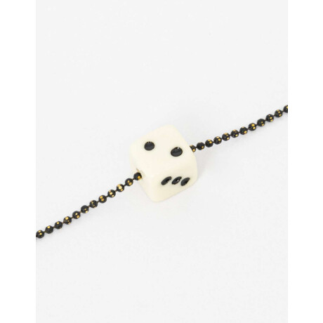 Pulsera Flexible Dado Negro