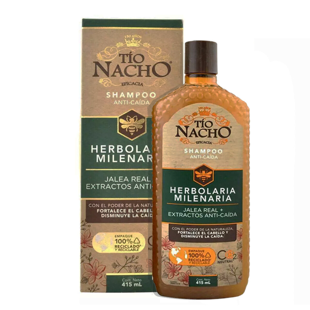 Shampoo Herbolaria Tio Nacho 415 ml 