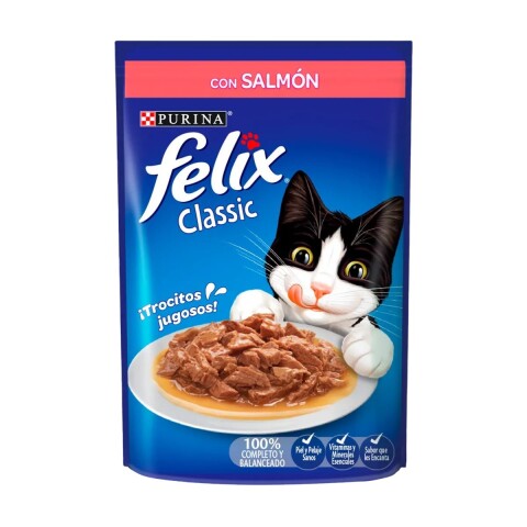 FELIX CLASSIC CON SALMÓN EN SALSA 85 GRS