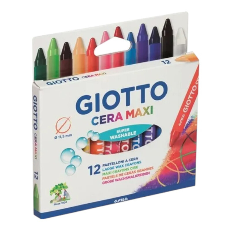 Crayones Giotto Cera Maxi 12 Colores Crayones Giotto Cera Maxi 12 Colores