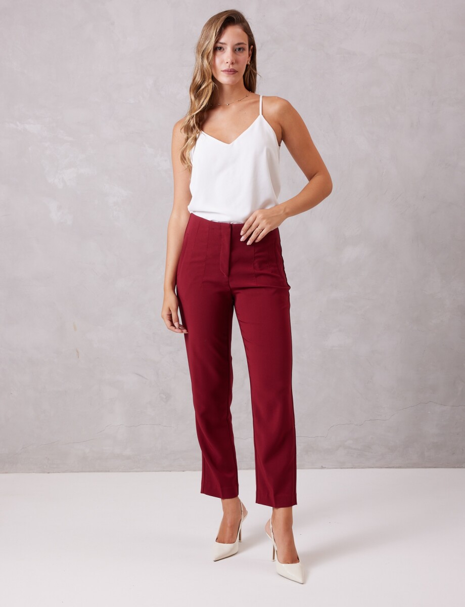 Pantalon Sastrero Slim - Bordeaux 