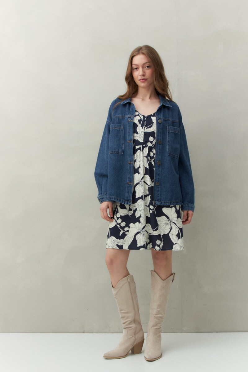 VESTIDO SAMARA Azul Marino