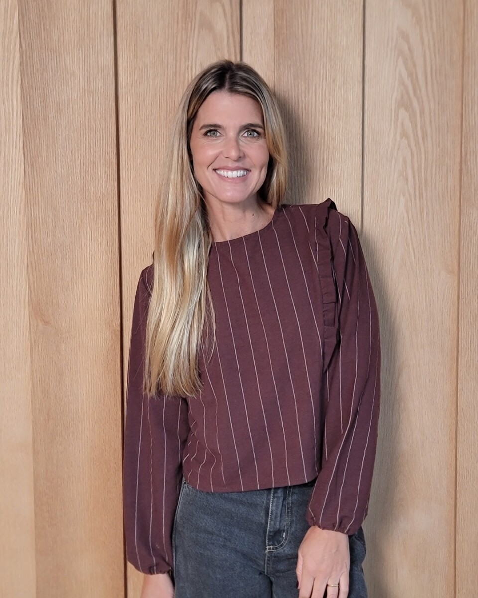 Blusa Lia - Raya Chocolate 