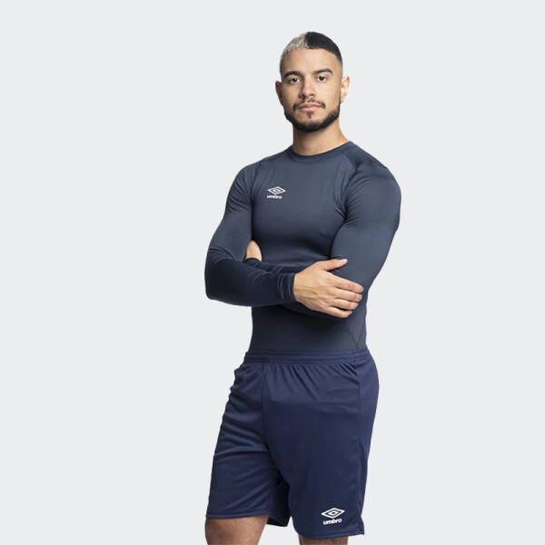 Remera Umbro Térmica Manga Larga Azul