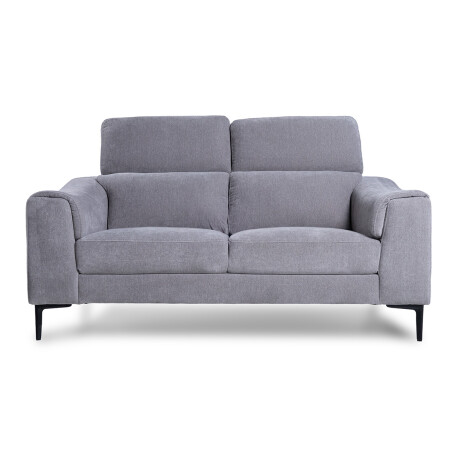 Sofá Hashtag - Tela Microfibra - 2 cuerpos 6686-7 Gris