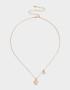 Cadena Corta con Dije Capsula Especial Cadena Corta Con Dije Libra - Dorado