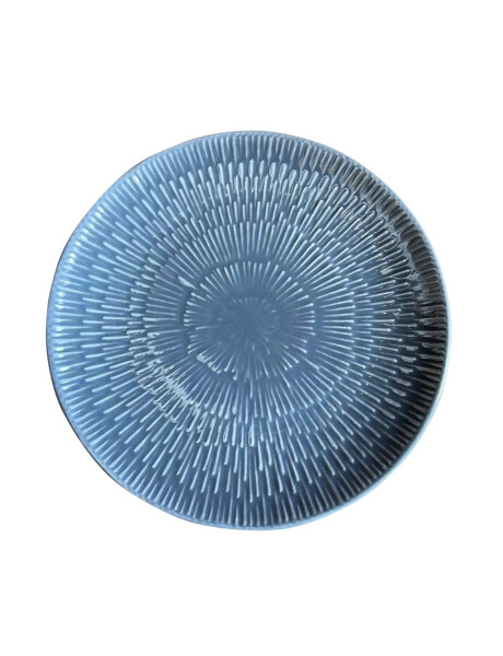 PLATO DE POSTRE CERAMICA D22CM TEXTURA GRIS PLATO DE POSTRE CERAMICA D22CM TEXTURA GRIS
