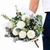 RAMO 6 ROSAS BLANCAS