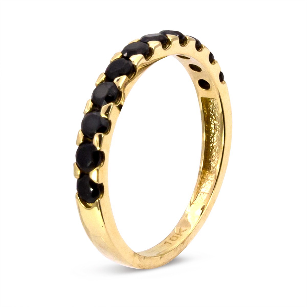 Anillo de oro 9 ktes, con circonias. 