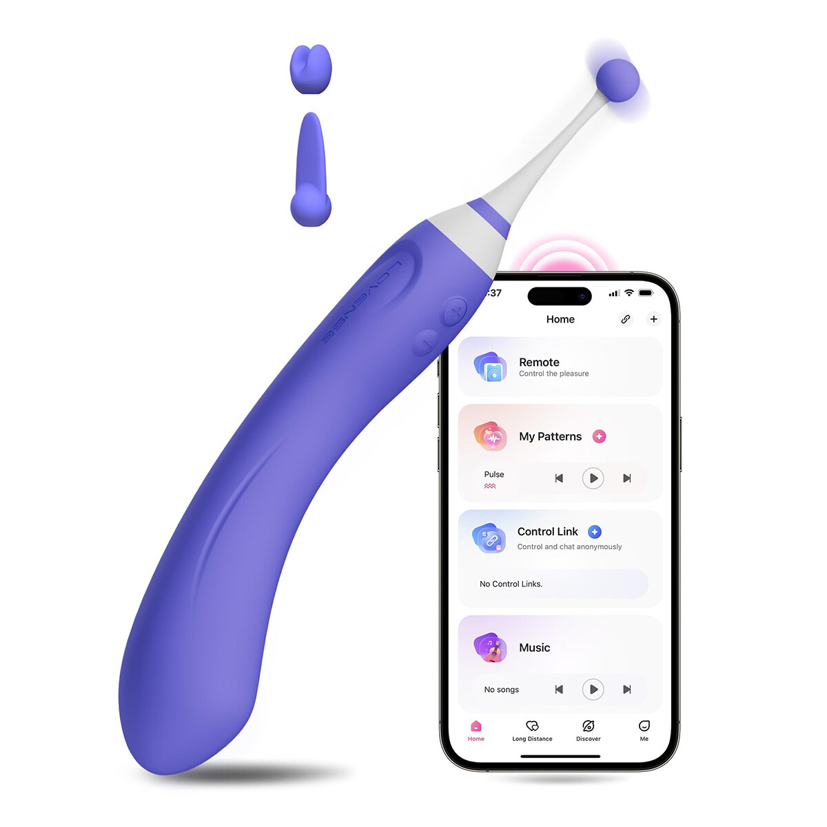 Hyphy Lovense Vibrador Dual Bluetooth App 
