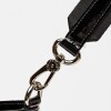 Shopper The Circle en cuero charol Negro