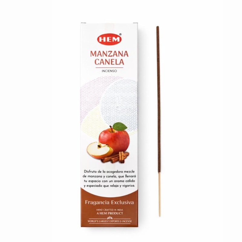 INCIENSO HEM PREMIUM 25 GR - CAJA X12 Manzana/canela