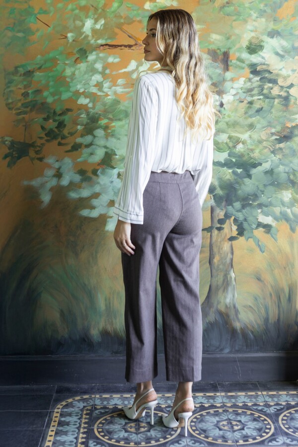 Pantalon Wide TOSTADO