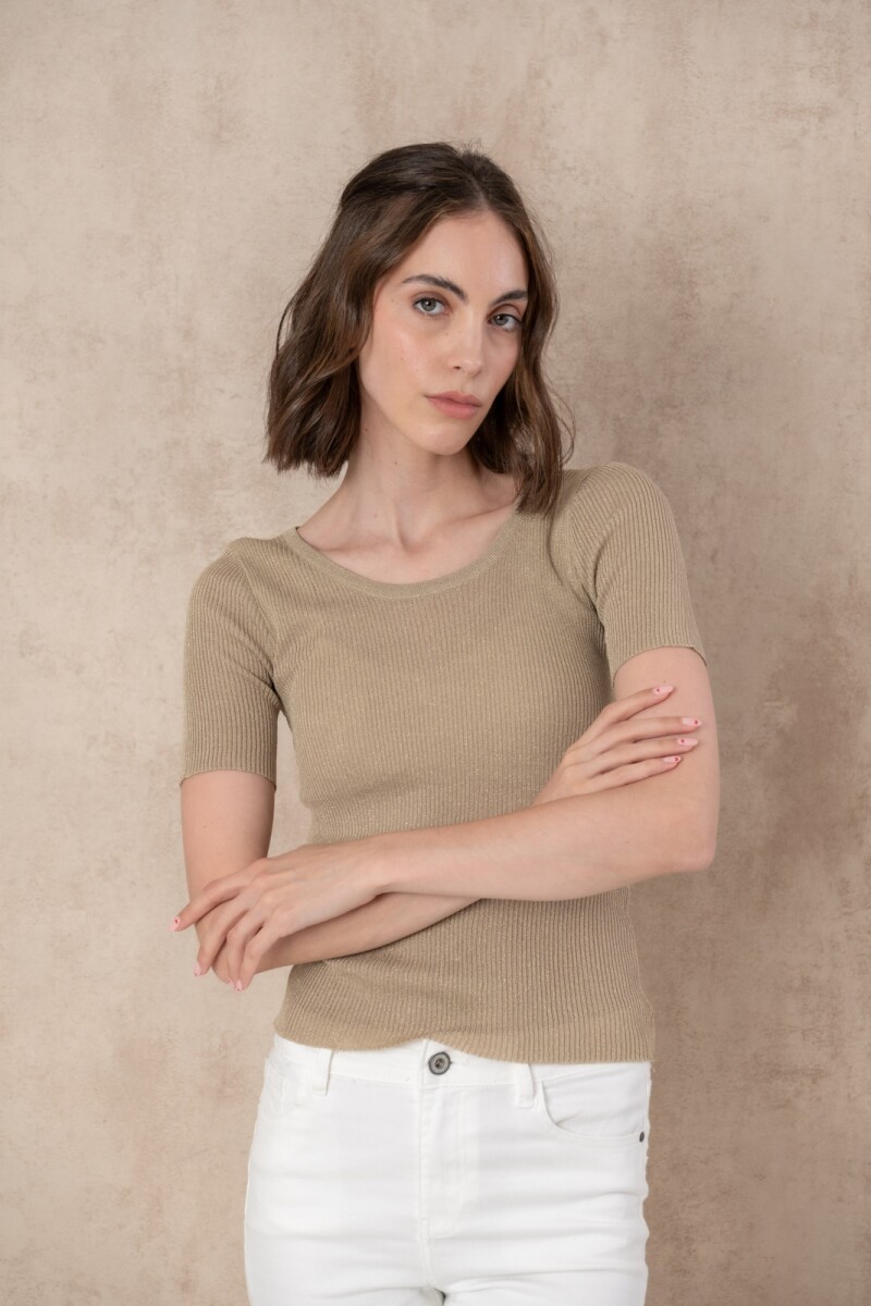 Sweater tejido - Beige 