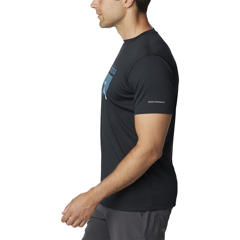 Zero Rules M Grph SS Hombre BLACK OUTLINED