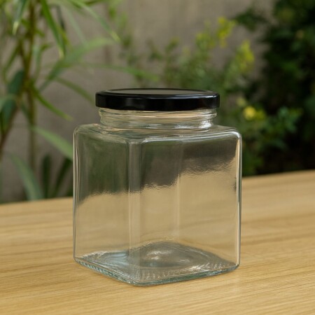 FRASCO DE VIDRIO CUADRADO 500ml FRASCO DE VIDRIO CUADRADO 500ml