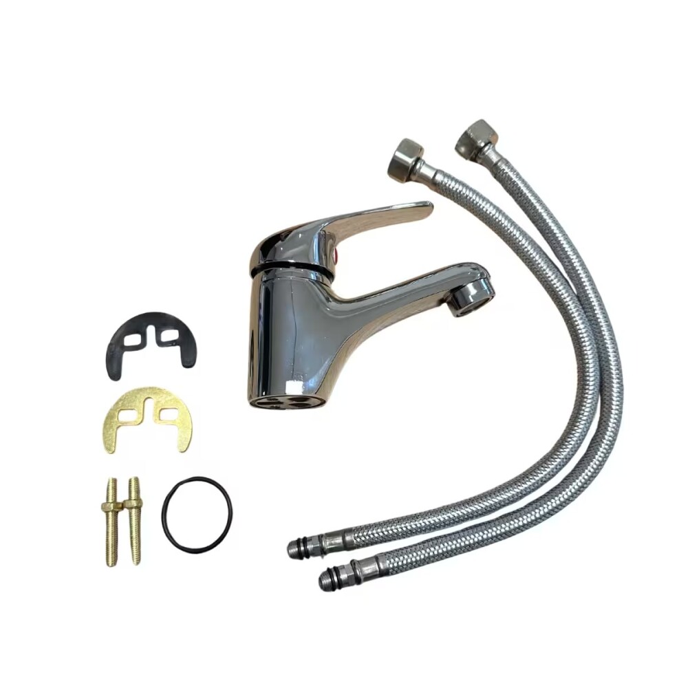 Grifería de Lavatorio Monocomando de mesada Murdock cromado Brillante Grifería De Lavatorio Monocomando De Mesada Murdock Cromado Brillante