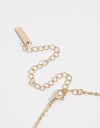 Cadena Corta con Dije Strass Collar Con Dije De Heladito - Dorado