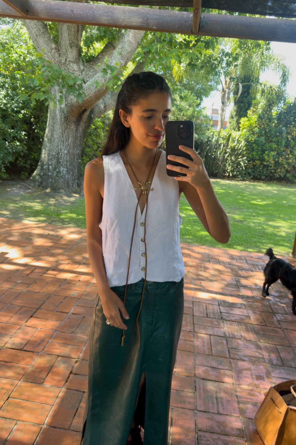 Scorpion Necklace Bronce