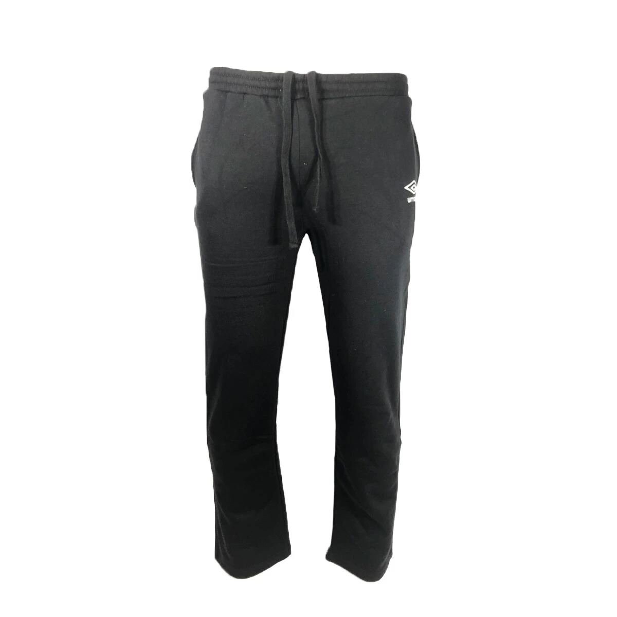 Pantalón Infantil Umbro Felpa Jrs - Negro 