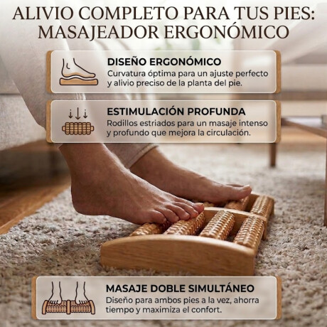 Masajeador de pies de madera Sc
