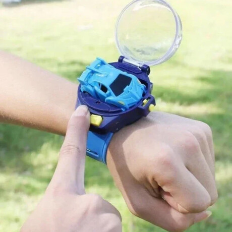 Mini autito control remoto de pulsera Azul