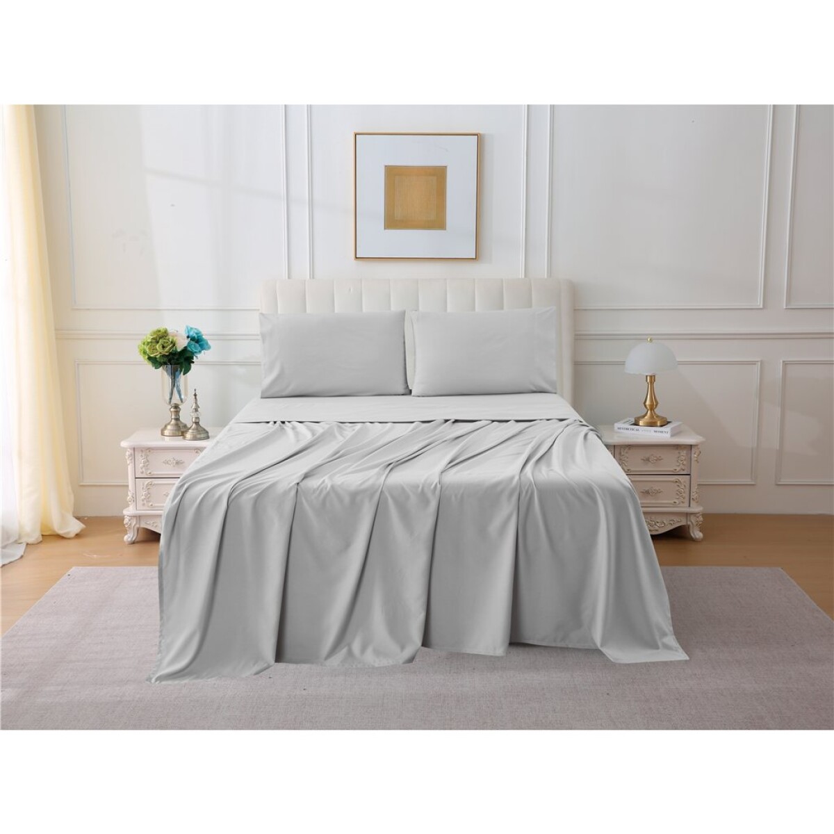 JGO SABANA ALG 200H FULL 140x190+30CM GRIS MEDIO 