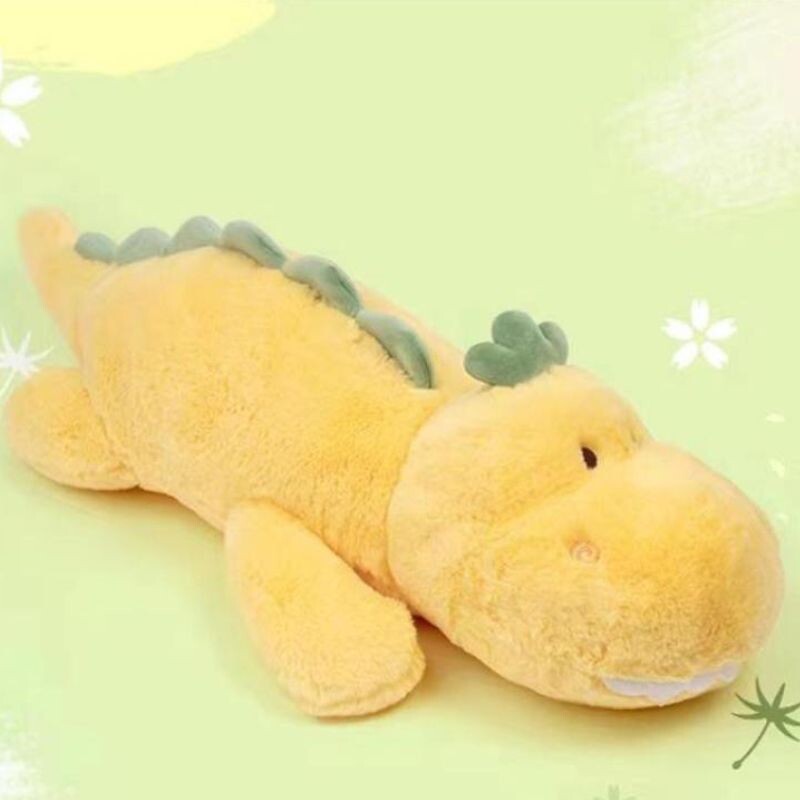 Peluche Dinosaurio Amarillo Acostado Unica