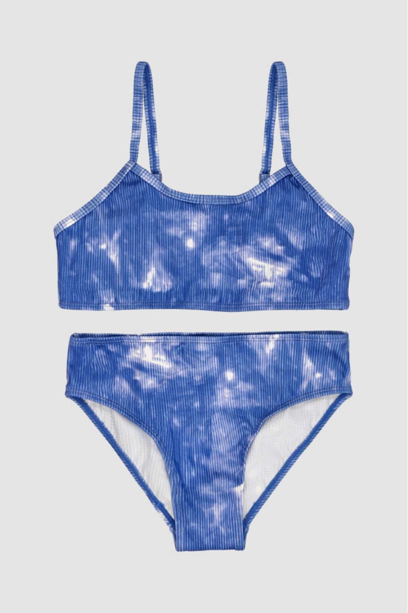 Bikini batik 6-18a - Batik azul 
