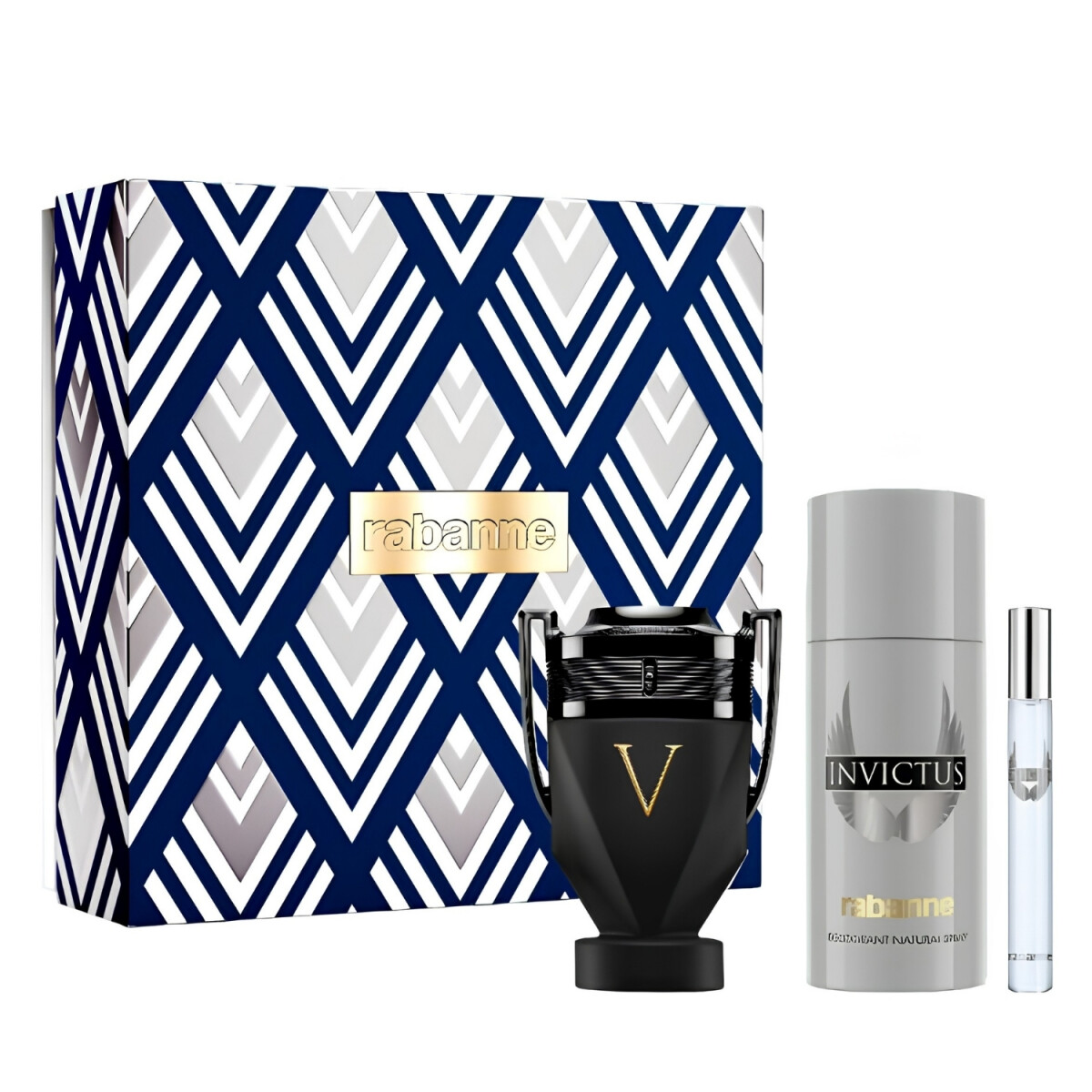 Set Invictus Victory Absolute Edp 100 ml + Deo + 10 ml 