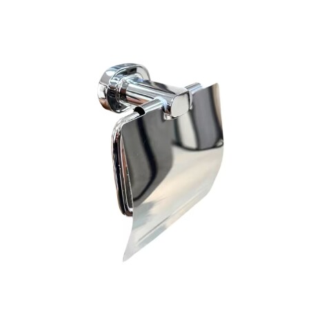 Porta rollo con tapa Austin Cromado Brillante Porta Rollo Con Tapa Austin Cromado Brillante