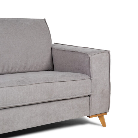 Rinconera Arne - Tela Microfibra - Chaise Izquierda Rivera 06 (Ceniza)