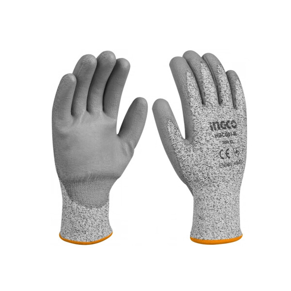 GUANTES GRIS RESISTENTE A CORTES HGCG01-XL INGCO TALLE XL GUANTES GRIS RESISTENTE A CORTES HGCG01-XL INGCO TALLE XL