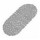 Alfombra Antideslizante Ventosas Ducha Bañera en PVC 65x35cm Gris