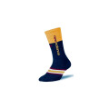 Medias New Balance Essential Athletics - LAS12261AZULAMARI AZUL/AMARILLO