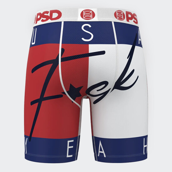 Calzoncillos PSD USA F*ck Yeah Multicolor