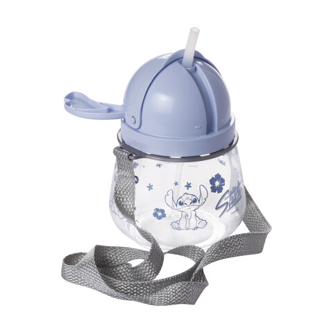 Botella Cantimplora con Forma y Pajita Stitch 1.1 L U