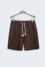 PREMIUM LINEN SHORTS Moccha