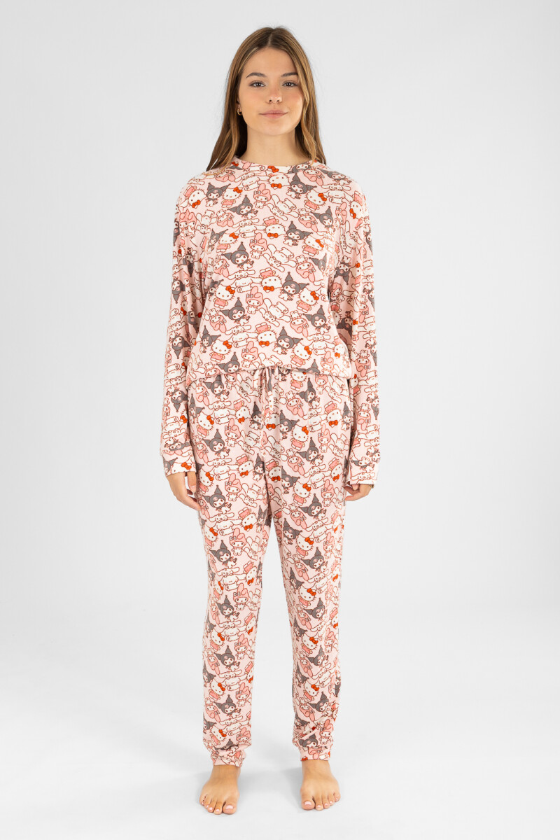 Pijama hello kitty aop hacci Rosado
