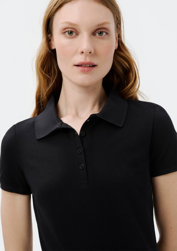 CAMISA POLO MM FEM PRETO ESCURO